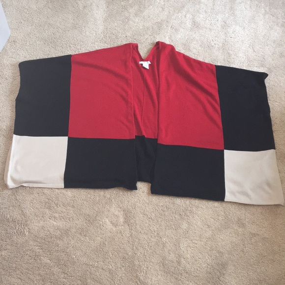 Color block cotton cape 🌸 - Picture 5 of 8